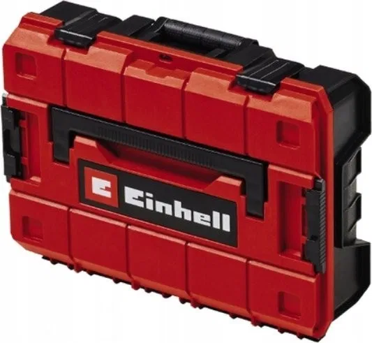 Einhell Einhell Systemkoffer E-Case SF inkl. Gitterschaum, Werkzeugkasten (schwarz/rot, mit Gitterschaumeinsatz)