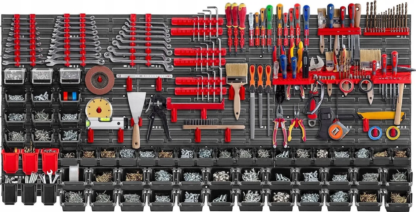 Kadax KADAX Werkzeugtafel Wand 174 x 78 cm, 150 Teile