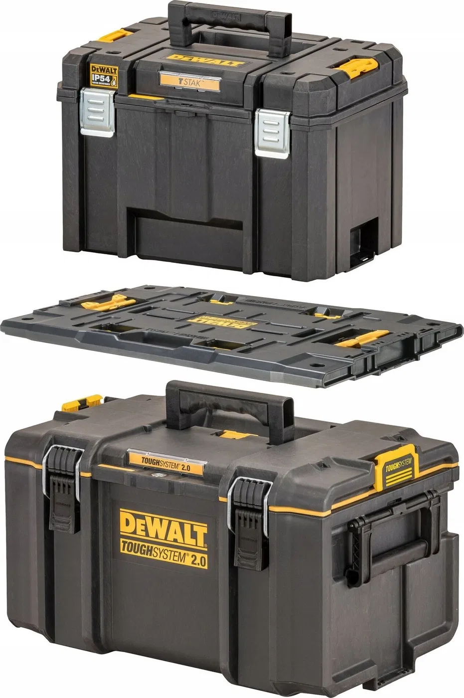 Dewalt DEWALT TOUGH SYS.2.0-Koffer DS300 + Adapter + TSTAK VI-Koffer