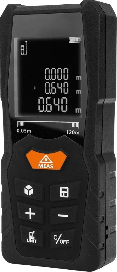 Laser-Entfernungsmesser, Reichweite 80 m, Schutzart IP54