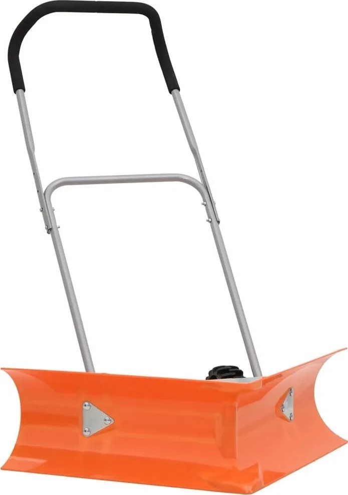 vidaXL vidaXL Klappschaufel mit ausziehbarem Stiel, orange, Stahl