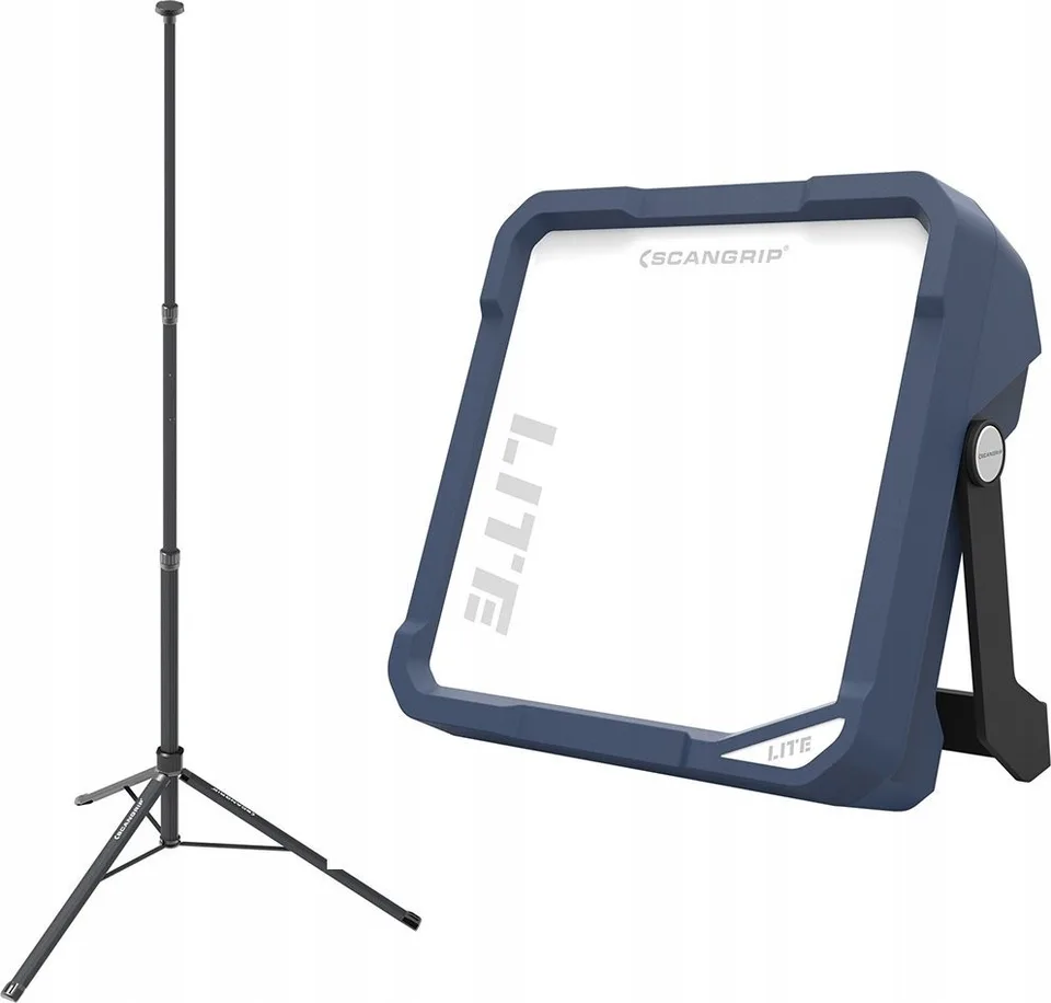 Scangrip Scangrip-Set: blendfreie LED-Leuchte Vega Lite 6000 lm 03.5453 + Stativ 2 m 03.5685