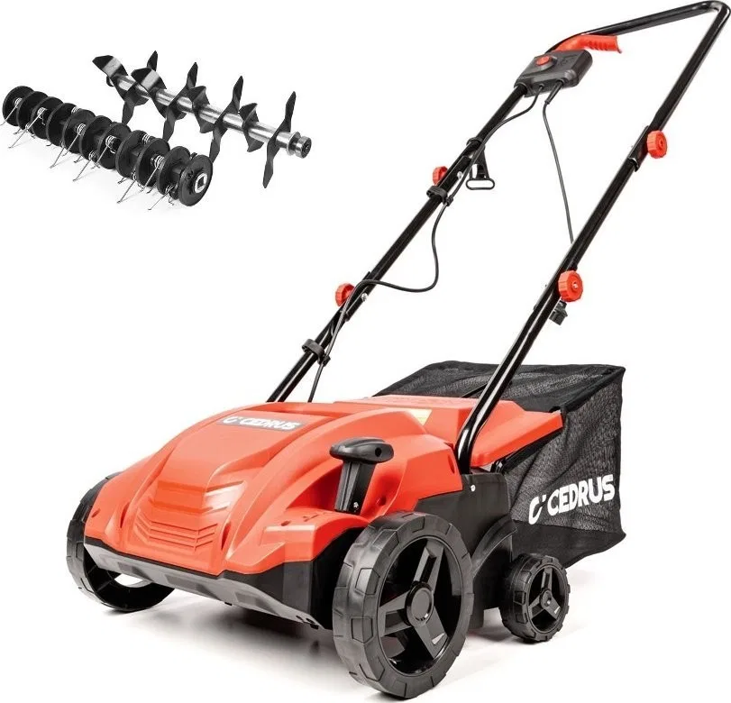 Cedrus We32 Rasenvertikutierer und -belüfter 2-in-1 Aerator + 2 Walzen 1500 W / 32 cm Cedwe32 – Ewimax –