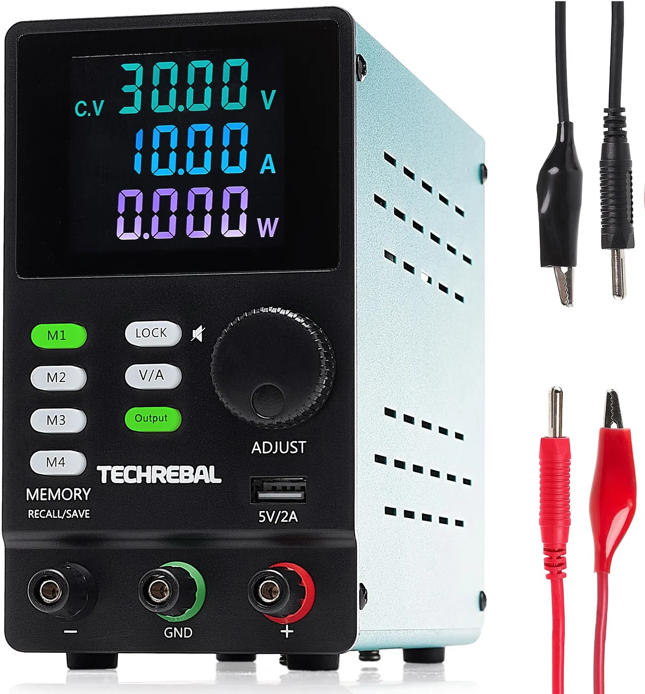 Techrebal SPPS-3010D Laborstromversorgung 30 V, 10 A, USB, Speicher, Präzisionsausführung