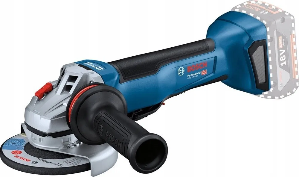 Bosch Akku-Winkelschleifer GWS 18V-10 P Professional solo, 125 mm (blau/schwarz, ohne Akku und Ladegerät)