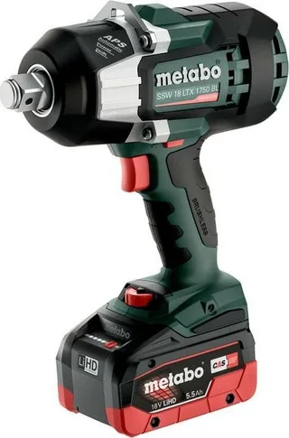 Metabo-Schlagschrauber METABO.IMPACT WRENCH SSW 18 LTX 1750 BL 2x5,5 Ah LiHD 1750 Nm METABOX