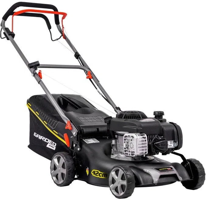 GARDEO-Benzinrasenmäher, 1700 W, 125 cm³, 41,8 cm, 45 l, B&S 300E, selbstfahrend