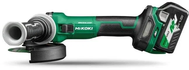 HIKOKI.WINKELSCHLEIFER. 36 V, 125 mm, G3613DE WQZ, 2 × 2,5 Ah, MV BL, HSC