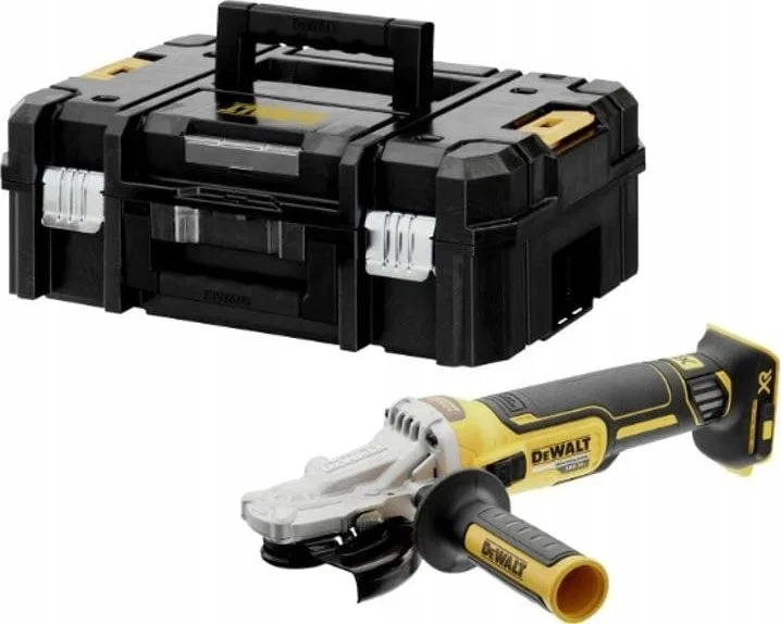 Dewalt-Schleifmaschine DEWALT WINKELSCHLEIFER 18 V DCG405FNT 125 mm BL FLACHKOPF TSTAK