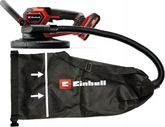 Einhell Professional Akku-Trockenbauschleifer TP-DWS 18/225 Li BL Solo, 18 Volt (rot/schwarz, ohne Akku und