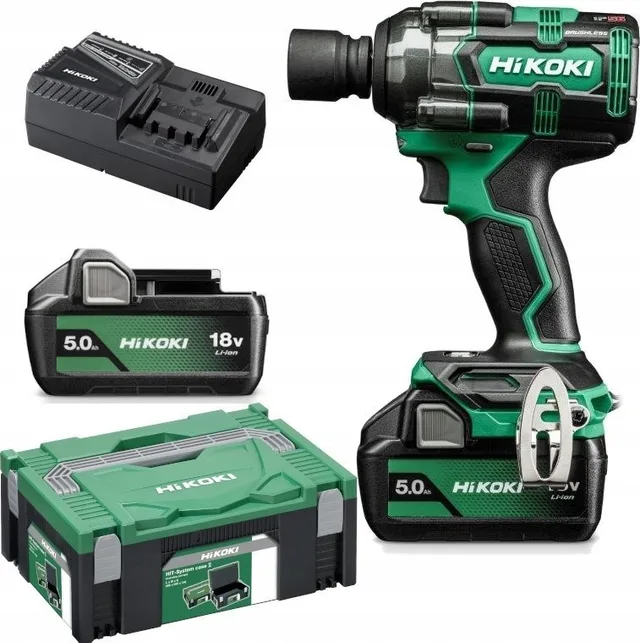 Hikoki-Schlagschrauber HIKOKI.IMPACT WRENCH 18 V WR18DHWPZ 1/2" 345 Nm 2x5,0 Ah