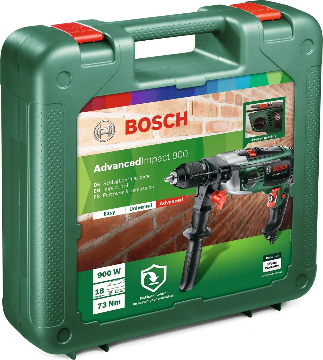 Bosch-Bohrmaschine Bosch-Schlagbohrmaschine AdvancedImpact 900 W