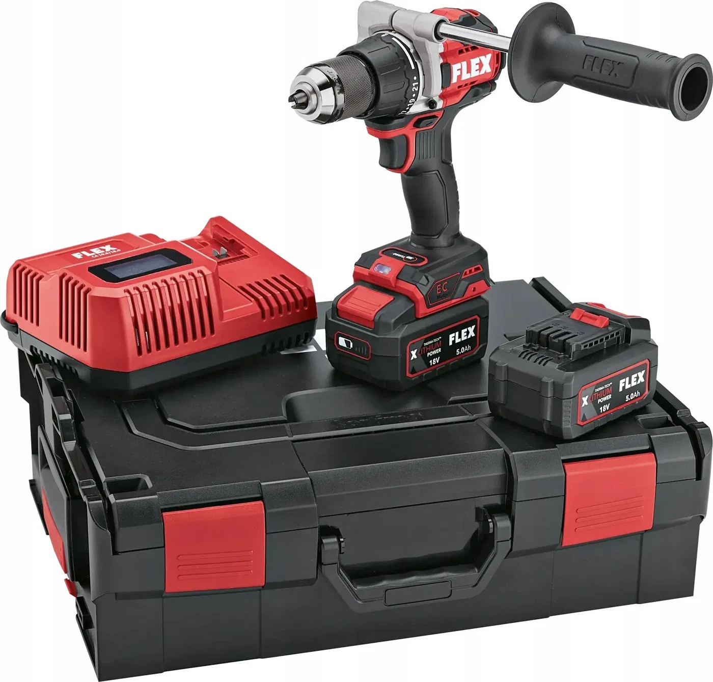 Akku-Bohrschrauber FLEX DD 2G 18.0 EC HD 2x5Ah Turbo