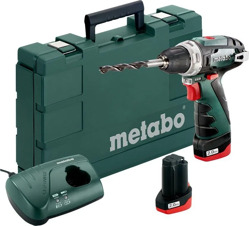 Bohrschrauber Metabo PowerMaxx BS Basic 10,8 V, 2 Akkus à 2 Ah