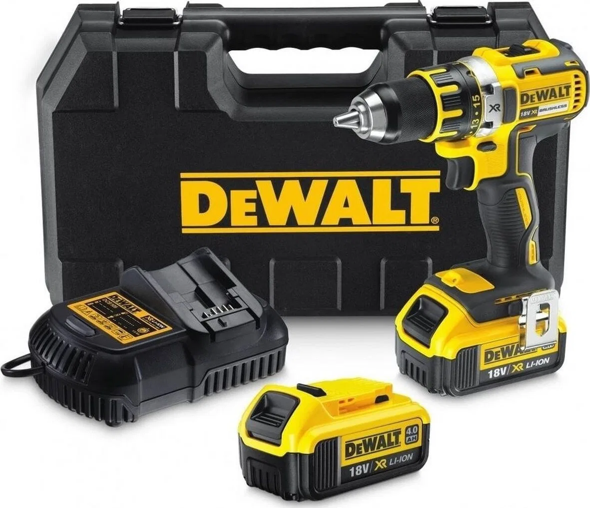 Bohrschrauber Dewalt DCD795M2 18 V, 2 x 4-Ah-Akku