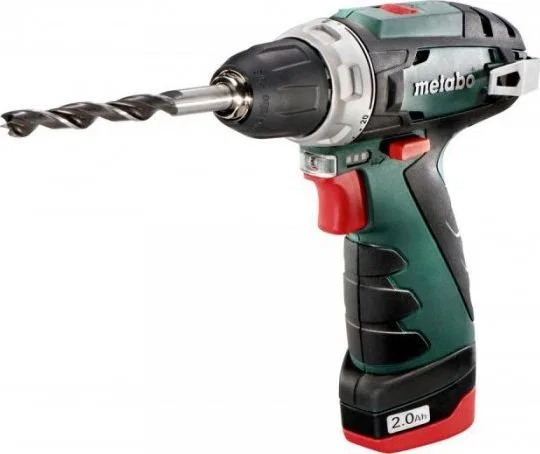 Bohrschrauber Metabo PowerMaxx BS Basic 12 V, 2 Akkus à 2 Ah