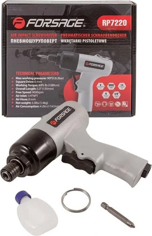 Forsage 1/4"-Druckluft-Schlagschrauber