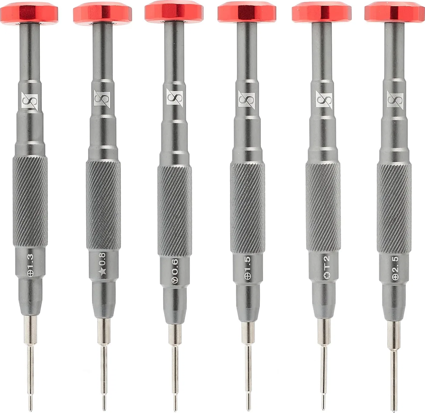 Techrebal PROFESSIONELLES SET PRÄZISIONSSCHRAUBENDREHER, 6-TEILIG