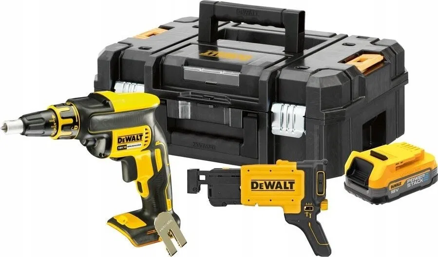 Dewalt DEWALT 18-V-Plattenbohrschrauber 1x1,7 Ah POWERSTACK + DCF6202 DCF620E1K