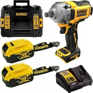 Dewalt-Schlagschrauber. IMPACT WRENCH 1/2" 18 V DCF891P2T 812 Nm 2x5,0 Ah 4-SPEED TSTAK RING LANYARD READY