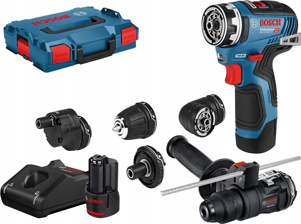 Bosch BOSCH. Akkuschrauber GSR 12V-35 FC + 5x GFA 35/20 Nm 2x3,0 Ah LB