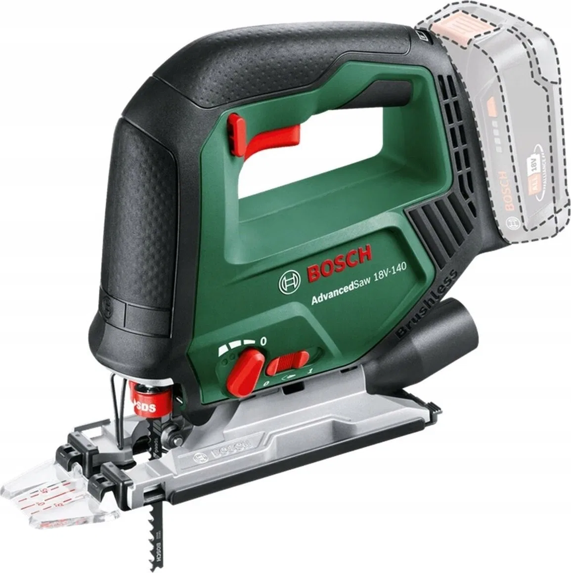 BOSCH. ADVANCED STICHSÄGE 18 V-140