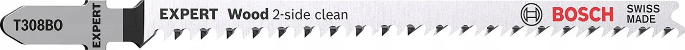 Bosch Expert Stichsägeblatt T 308 BO „Wood 2-side clean“ (25 Stück)