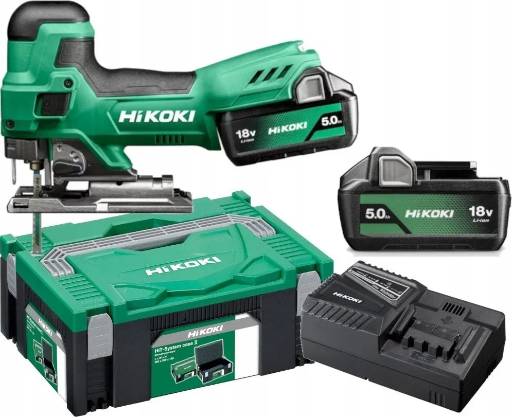 Hikoki-Stichsäge HIKOKI.JIGSAW 18V CJ18DBWPZ 2x5,0 Ah HITSYSTEM