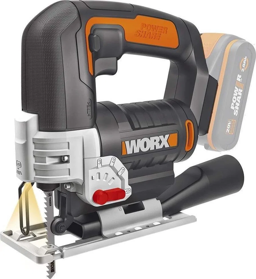 Worx WX543.9 20-V-Stichsäge