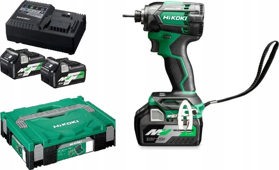 Hikoki-Schlagschrauber HIKOKI.IMPACT DRIVER.18V WH18DC SEP 210 Nm 2x 36/18 V 2,5/5,0 Ah MULTIVOLT HITSYSTEM