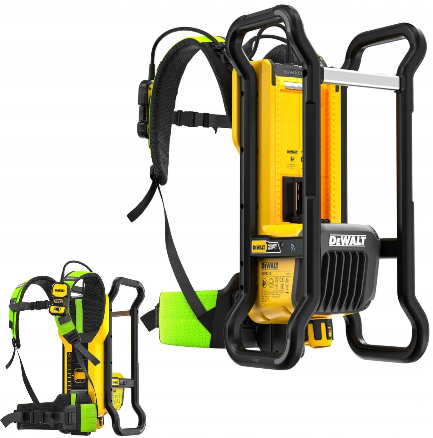 DEWALT.POWERSHIFT Rucksack-Rüttler für Beton DCPS310N