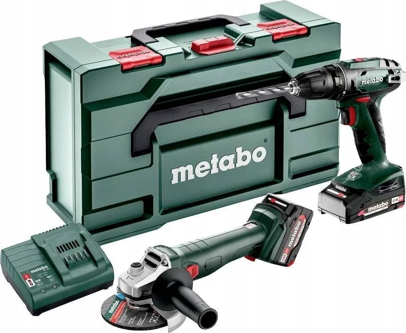 Metabo-Elektrowerkzeugset METABO.COMBO SET 18V 2.4.3 (BS18+W18) 1x4,0 Ah, 1x2,0 Ah METABOX ...