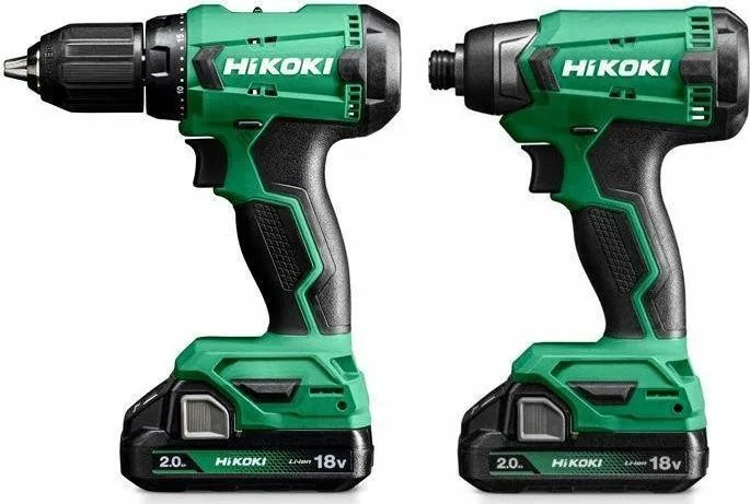 Hikoki-Elektrowerkzeugset HIKOKI 18-V-Set KC18DAW (DV18DA+WH18DA)