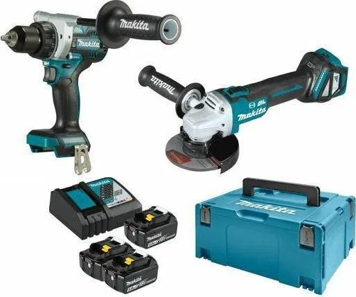 Makita 7-teiliges Elektrowerkzeug-Set (DLX2431TJ)