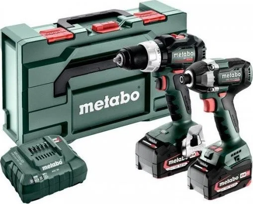 Metabo-Elektrowerkzeugset METABO.COMBO SET 18V 2.8.4 (BS 18 LT BL + SSD 18 LT 200 BL) 2x5,2 Ah METABOX ...
