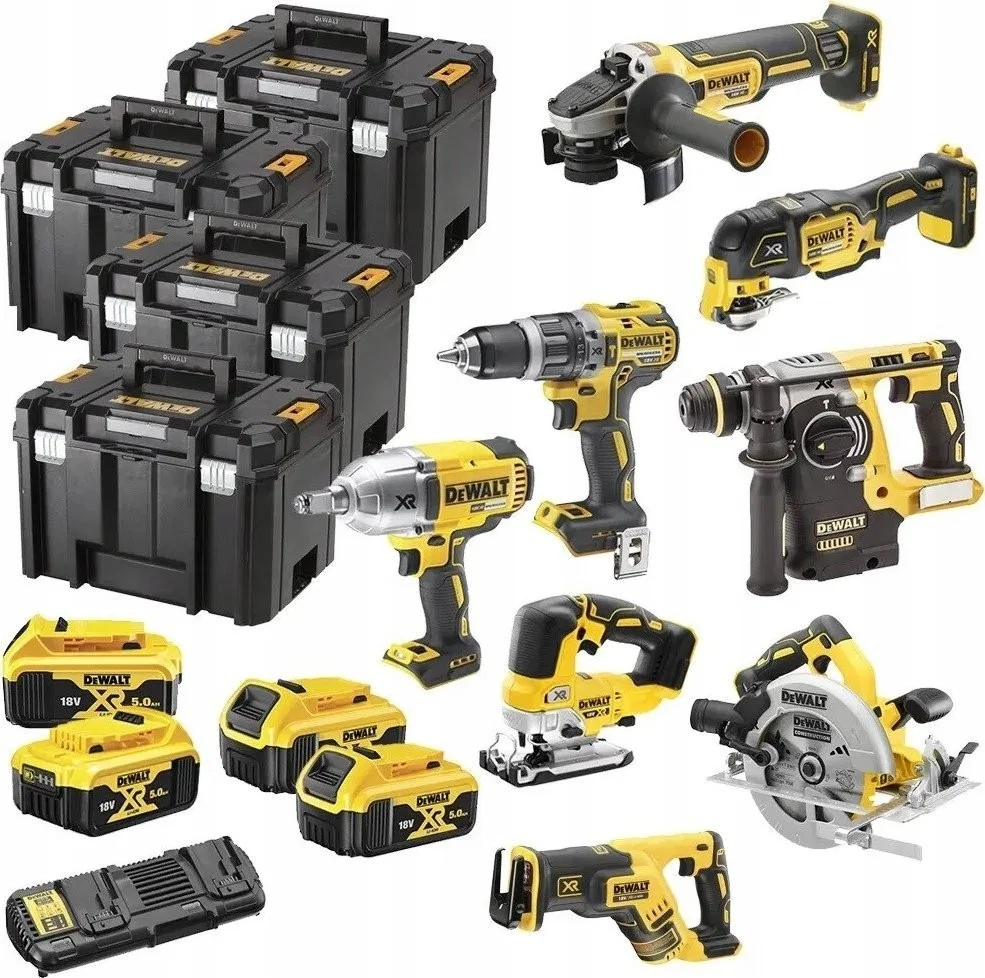 17-teiliges Dewalt-Elektrowerkzeugset (DCK865P4T-QW)