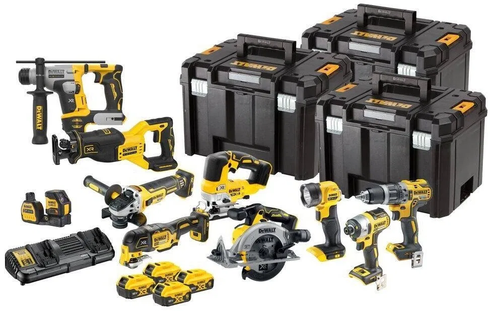 Dewalt 18-teiliges Elektrowerkzeug-Set (DCK1012P4T-QW)