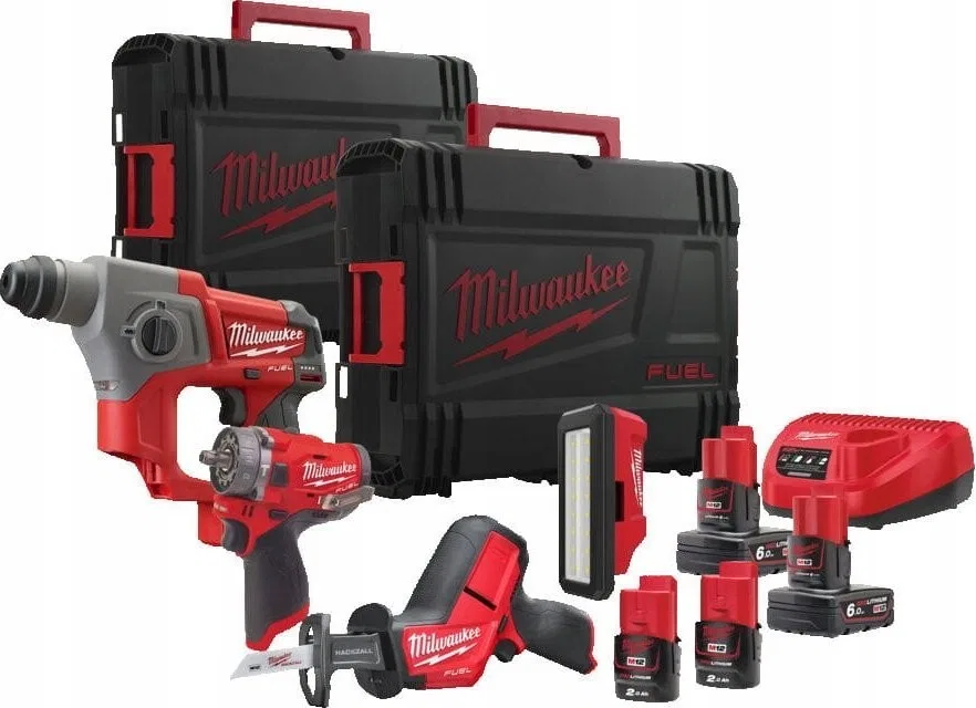 Milwaukee 11-teiliges Elektrowerkzeug-Set (4933492515)