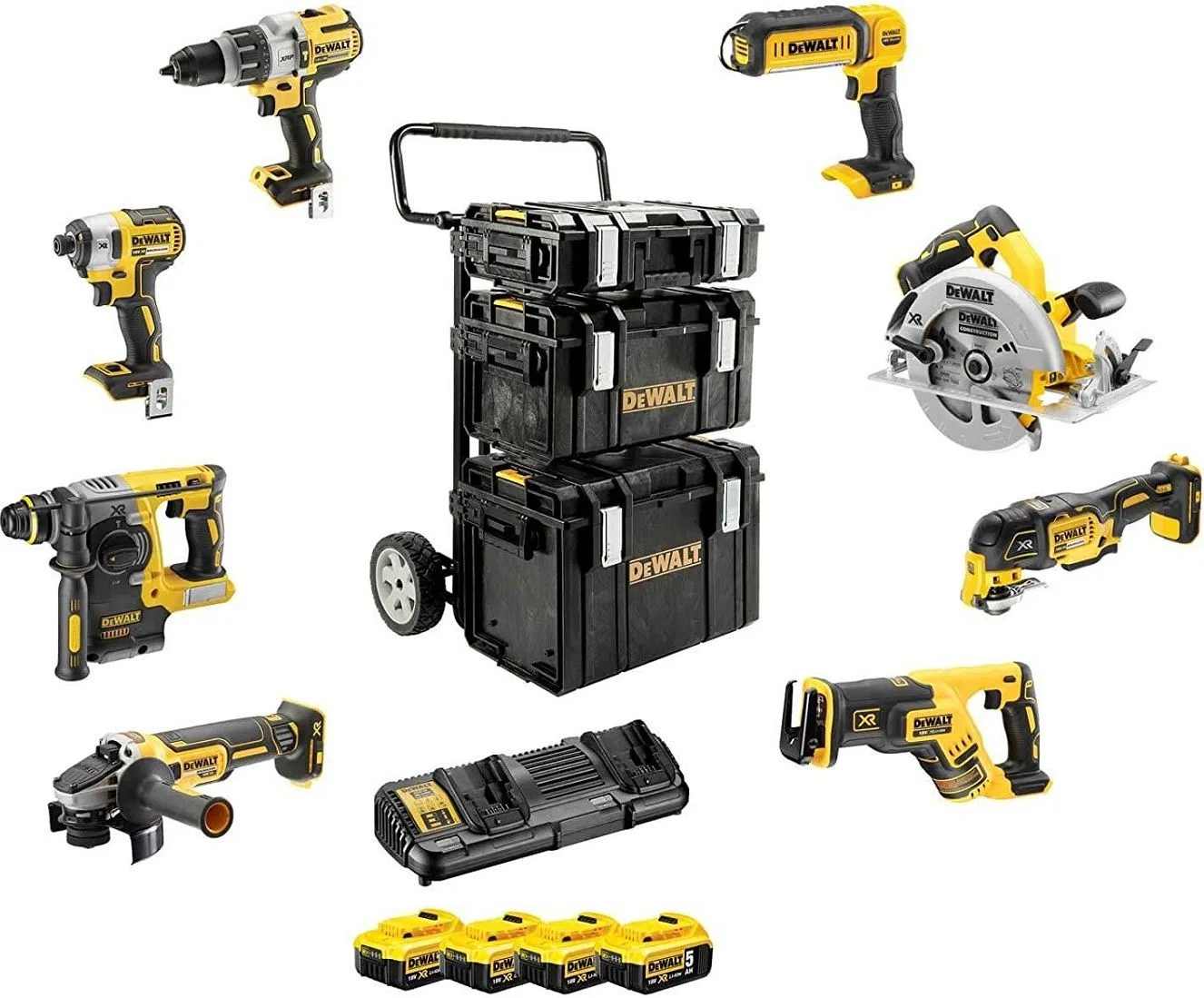 Dewalt 13-teiliges Elektrowerkzeug-Set (DCK853P4-QW)