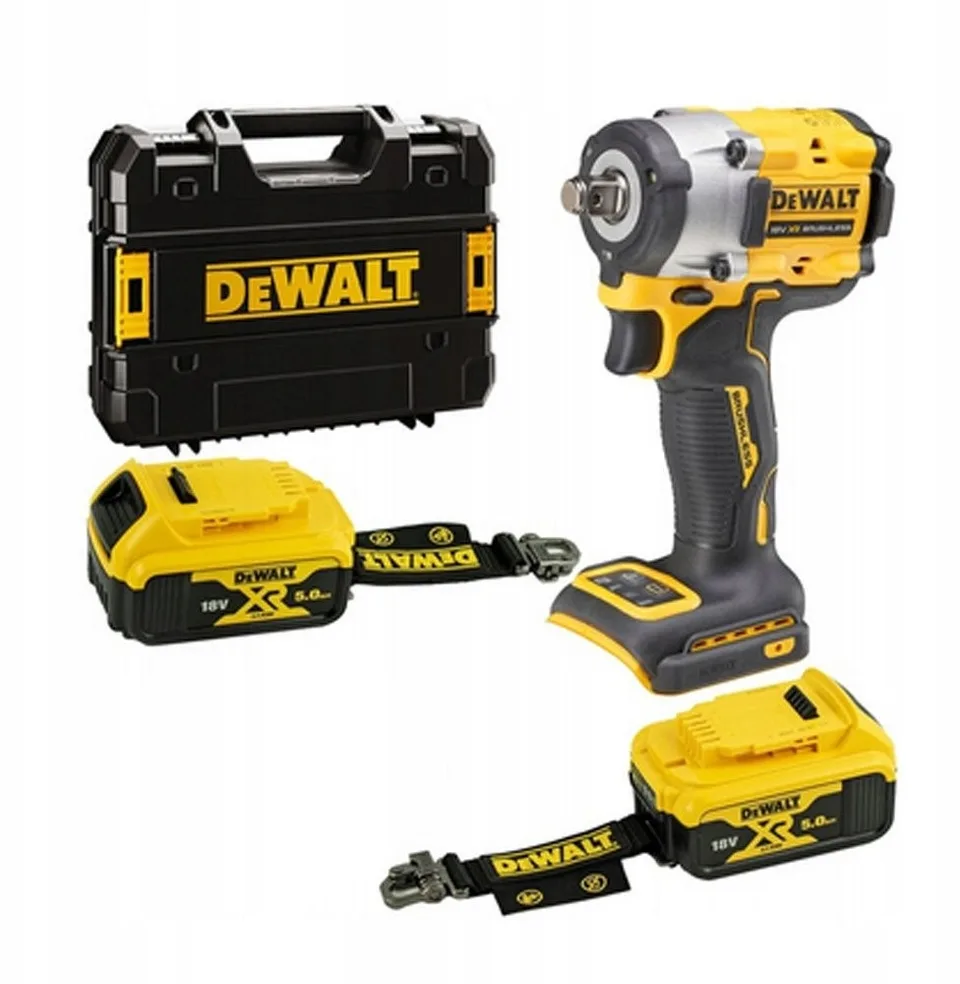 Dewalt 18 V XR Kompakt-Schlagschrauber. 1/2-Zoll-Schlagschrauber, 2 x 5 Ah, ohne Ladegerät!