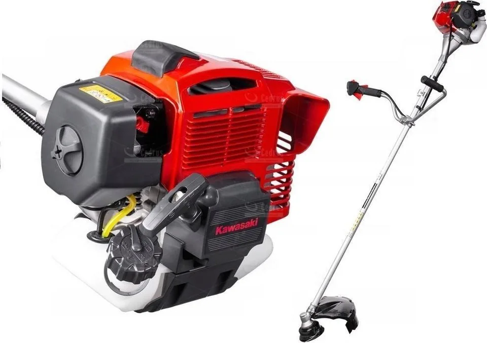 Cedrus KAWASAKI CEDRUS KW45 PROFI Benzin-Rasentrimmer Professioneller Rasentrimmer, Trimmer, Unterholer 2 PS KAWASAKI TJ45E PR