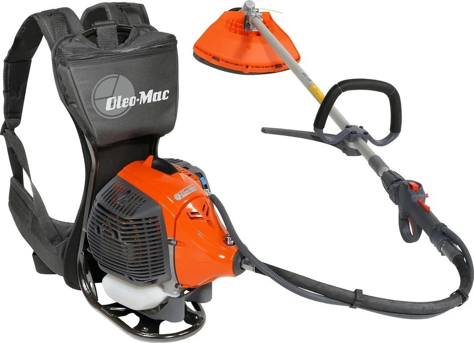 Oleo-Mac OLEO MAC BCF 550 PROFI Rucksack-Motorsense für Gras BCF550 Professioneller Freischneider, Trimmer