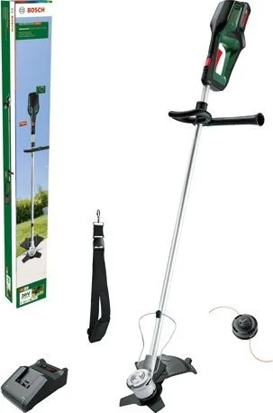 Bosch Akku-Rasentrimmer Advanced Brushcut 36V-23-750, 36 Volt (grün/schwarz, Li-Ionen-Akku 2,0 Ah, POWER FOR ALL)