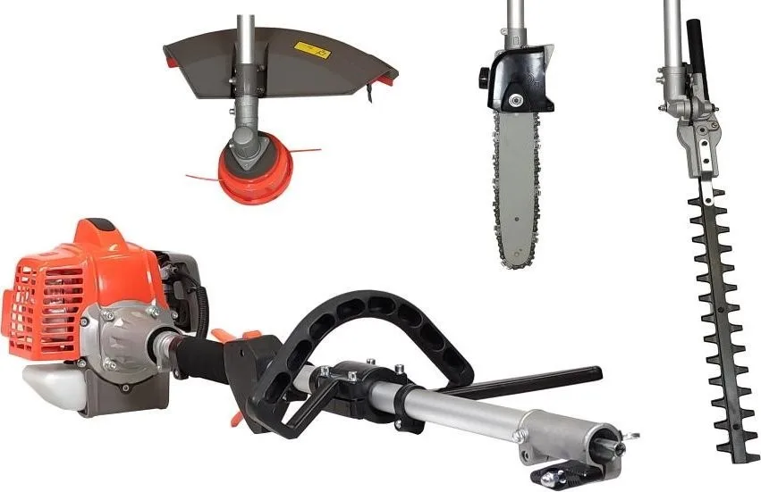 KASEI KASEI GJD330 Benzin-Rasentrimmer, Kettensäge, Gartenschere, Multifunktionsgerät, Trimmer, 4-in-1-Gerät, 1,2 PS