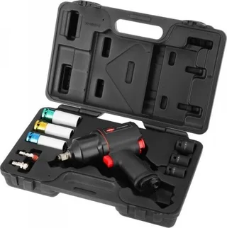 Airpress-Schlagschrauber – PNEUMATISCHER SCHLAGSCHRAUBER 1/2" IM KOFFER (45411 + 6 EINSÄTZE)
