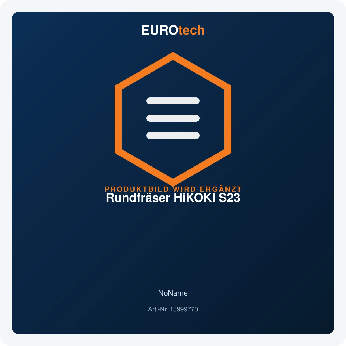 Rundfräser HiKOKI S23
