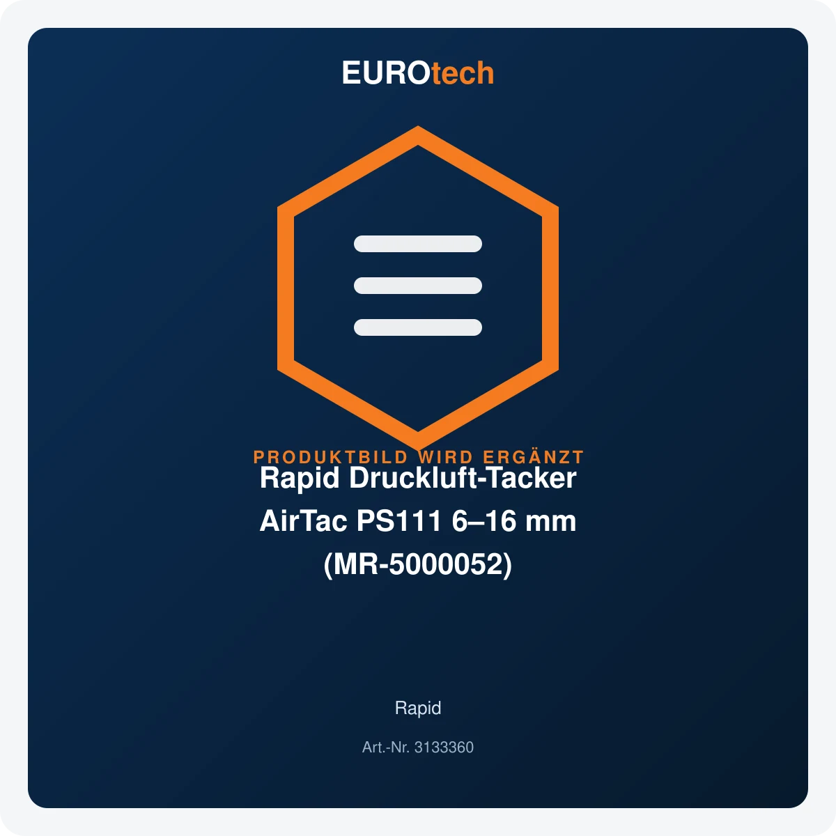 Rapid Druckluft-Tacker AirTac PS111 6–16 mm (MR-5000052)