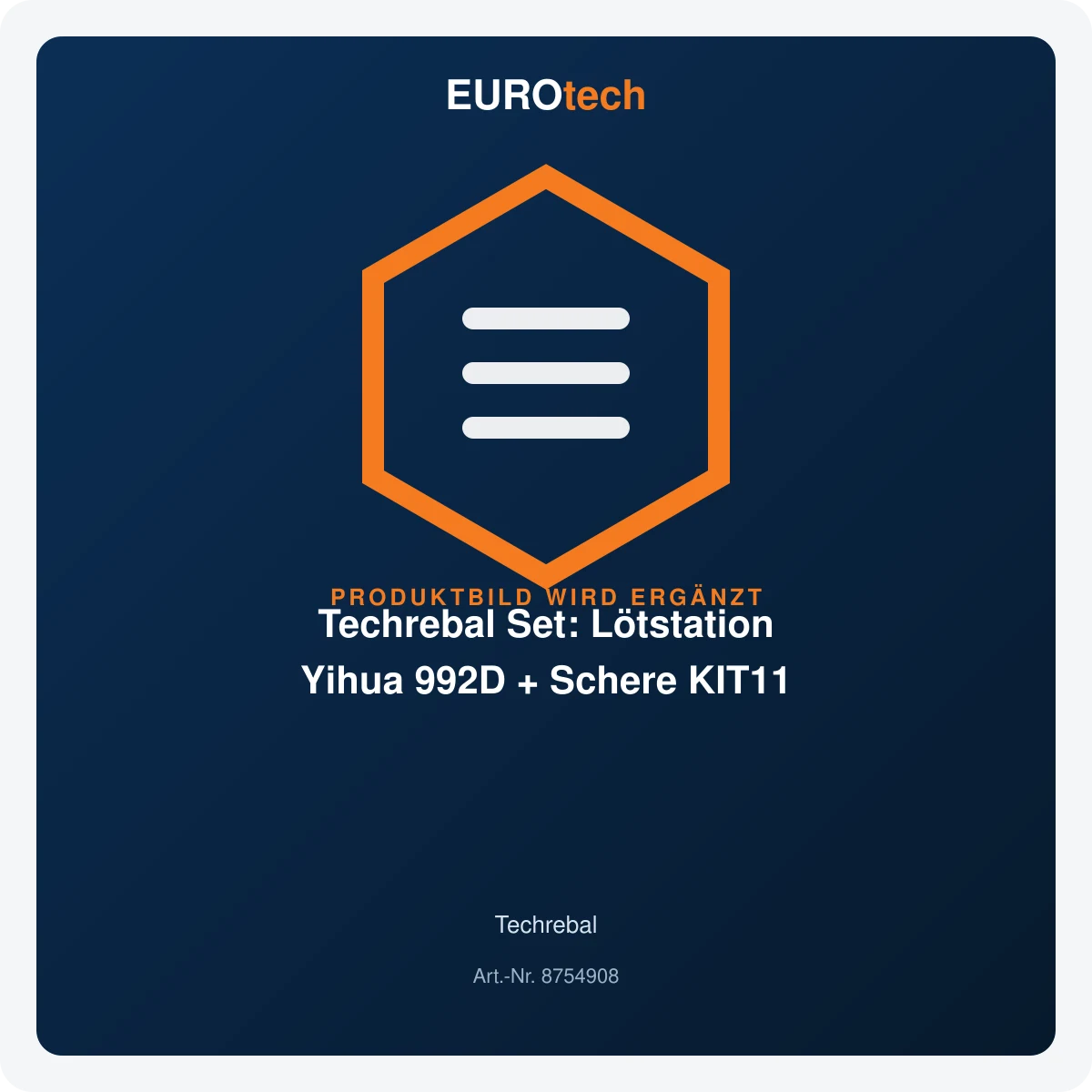 Techrebal Set: Lötstation Yihua 992D + Schere KIT11