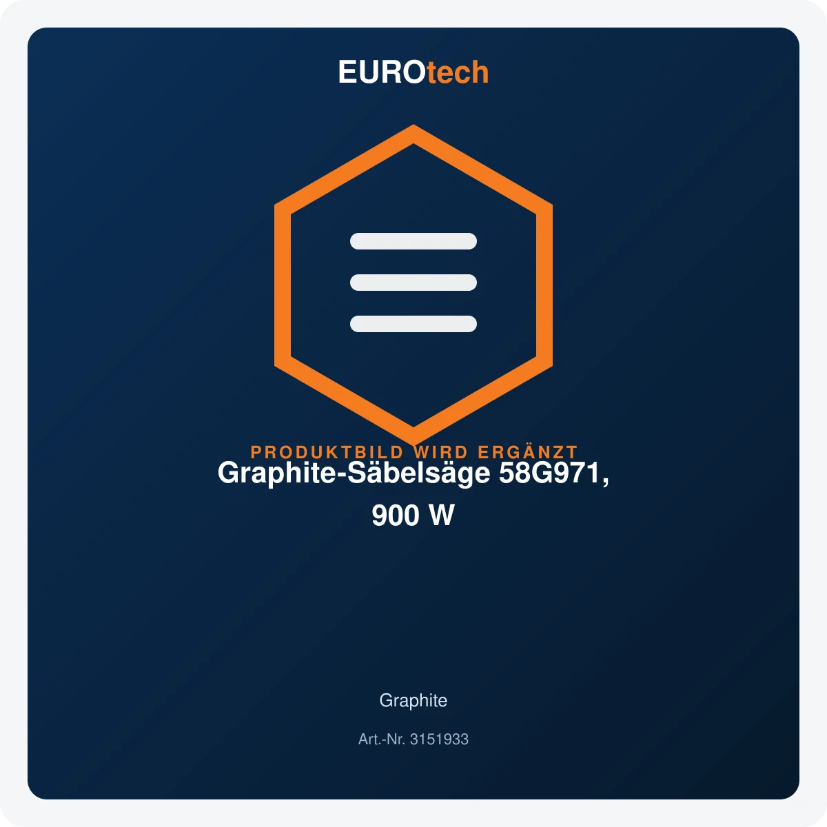 Graphite-Säbelsäge 58G971, 900 W