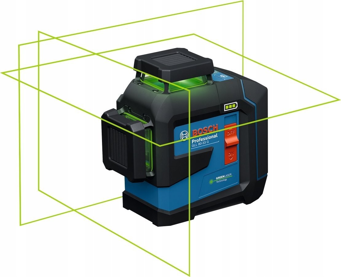 BOSCH.PLANE LASER GLL 80-33 G GREEN + HALTERUNG LB 10